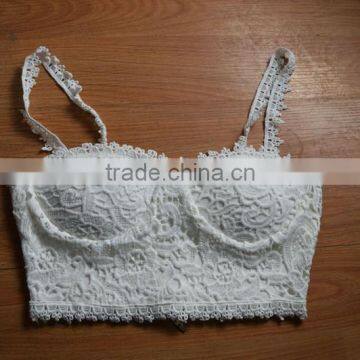 Hot 2015 Newest White Lace 2 Piece Set Knee Length Sexy Lady HL Bandage Dress Night Wear Celebrity Slim Dress photo-5