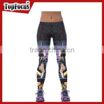 Trade Assurance Womens Compression Pants Wholesale Skull Leggings Activewear photo-4