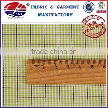 Wrinkle Free Bamboo Fiber Fabric(bamboo 50%,micro Fiber 50%) for Men Shirt, Yarn Dyed Checked Fabric, Uniform Shirt Wholesale photo-3