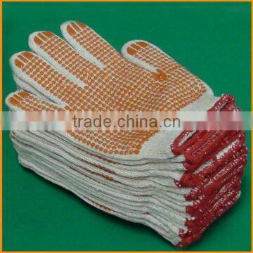 Industrial Pvc Dotted Cotton Workplace Safety Gloves photo-2