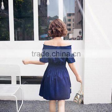 Maxnegio Short Dress With Embriodery for Ladies Summer White Dress photo-3