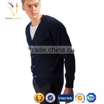 V Neck Knitted Men Cardigan Sweaters