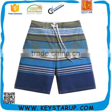 High-end Polyester&Spandex Popular Beach Short Stripes Digital Print Board Shorts