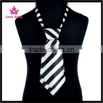 Wholesale Polyester Necktie Top Quality Baby Boys Tie Soft Fabric Adjustable Stripe Baby Necktie photo-5
