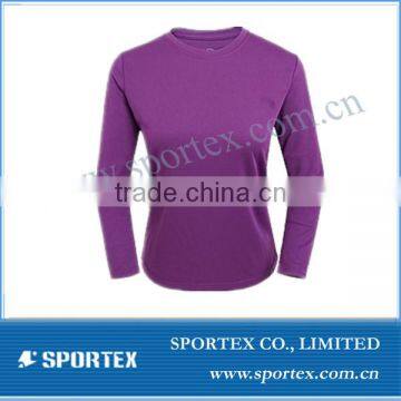 2014 new design cheap athletic shirts, high quality women running t-shirts, Fashion 2014 ladies sports t-shirt