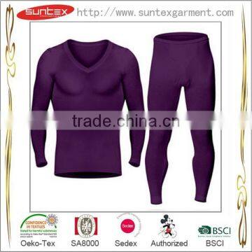 Suntex Plain Dyed Bamboo Thermal Underwear Heated