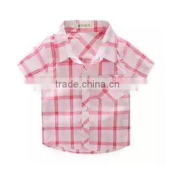 2016 Baby Clothes Cheap Custom Wholesale China Plaid Fashion Thicken Clothing Winter Boys Short Sleeve Polo T-shirt photo-5