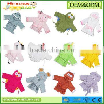 Hooded Animal Bathrobe Cartoon Baby Towel Character 16 photo-2