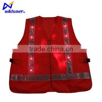 High Visible Reflective Traffic Safety Vest With Led Light photo-3
