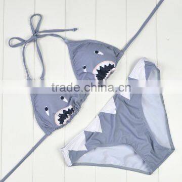 Polyester Bikini Different Size for Choice & Padded Blue Girls Swimwear 59377 photo-2