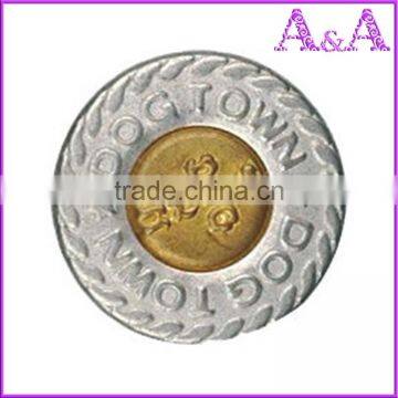 Wholesale Custom Zinc Alloy Metal Botton Jeans Button for Lady Jeans photo-6