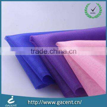 Elegant Transparent Pure Nylon Mesh Lining Fabric for Bridal Dress photo-5