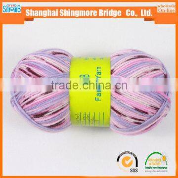 China Knitting Yarn Gold Supplier Hot Wholesale 2016 New Fashion DIY Wool Sock Yarn for Knitting photo-4