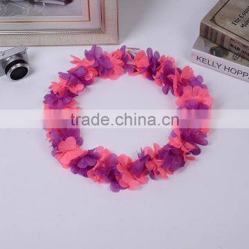 High Quality Hawaii Flower Necklaces Hula Lei Garland For Party Dance photo-3