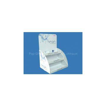 OEM Greeting Card Cardboard Counter Displays Stands ENCD016 With Aqueous Coating