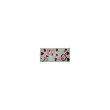 Cute Japan Style Love Heart Stickers 3D Dimensional Layered Fuzzy Stickers, Felt Wall Stickers
