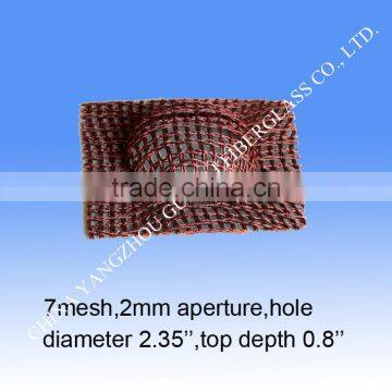 Wholesale Square flat top cap shape Molten steel filtering part