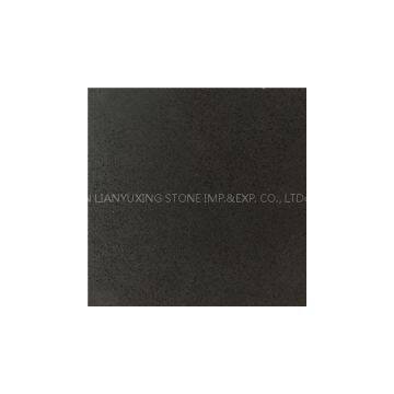 Pure Black Color Quartz Stone For Countertop