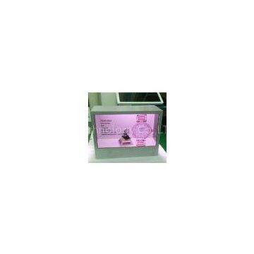 Ads Transparent LCD Display Box Cake , Sandwich Interactive Exhibit Showcase