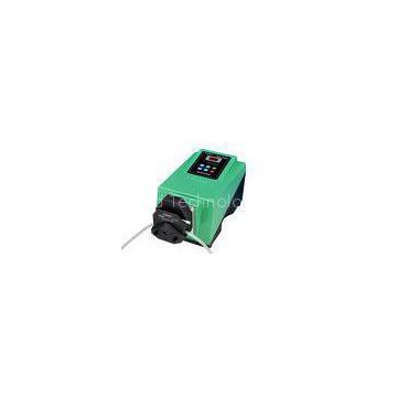 Precision Low Flow Peristaltic Pump , Green Compact Peristaltic Dosing Pump