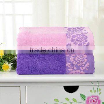 Solid Face Towel With Border