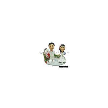 Bride and groom dolls- S056