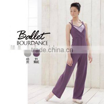 Ballet girl wrap halter jumpsuits