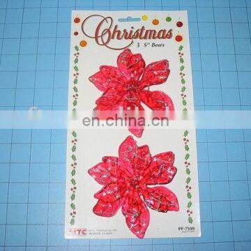 christmas decoration,christmas plastic flower