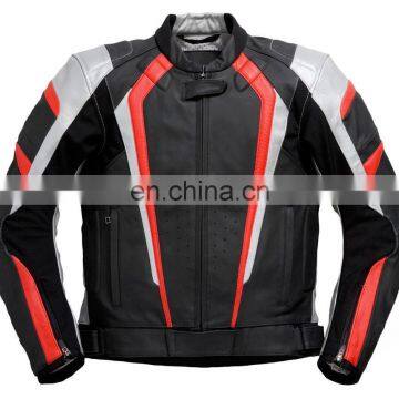 Biker Leather Motorbike Racing Jacket