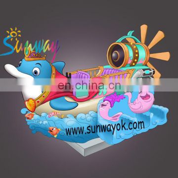 Factory price for amusement machine in theme park square with a Rambling Dolphin