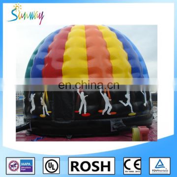 SUNWAY Inflatable Disco Dome Castle high quality inflatable disco dome bouncy castle jumping castle