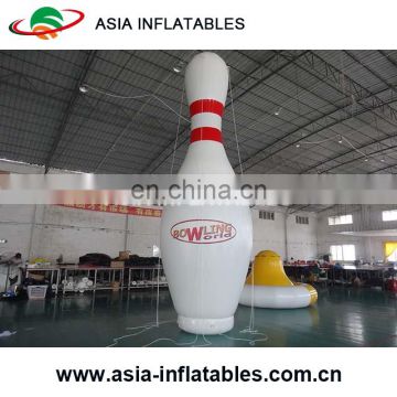 1.8mH Inflatable Bowling Shape Model With White Color For Stadium