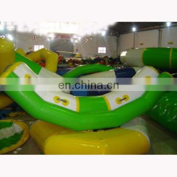 custom inflatable water teetertotter toy seesaw for water fun