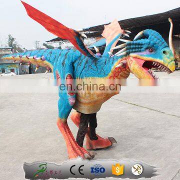 Attractive Dragon Puppet Realistic Animatronic Dinosaur Costume photo-2