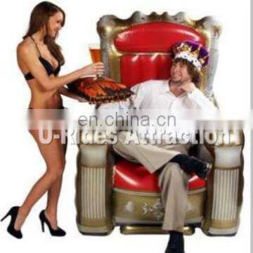 inflatable king chair