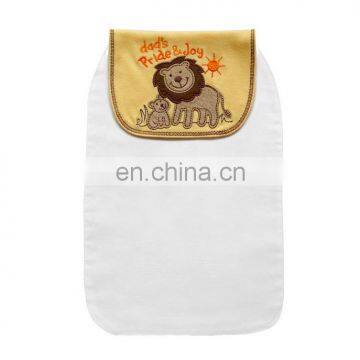 Kids Boy Kindergarten Sweat Absorb Back Towel Cotton Bibs Lion Pattern