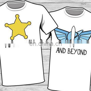 Privte Logo Name Tee Couple Tshirt for Your Own Design photo-2