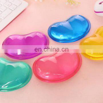 Heart-shaped Translucence Silicone Wrist Rest Cool Hand Pillow Wrist Rest #GS-04 photo-3