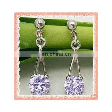 Wholesale crystal dangling earring