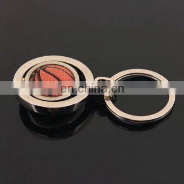 Creative Rotating Basketball Keychain photo-2
