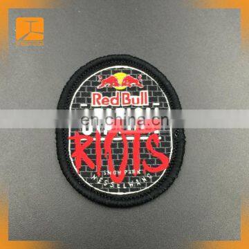 Woven Label / Laser Cut Woven Iron on Patch / Custom Woven Badge for Garment Accessory photo-2