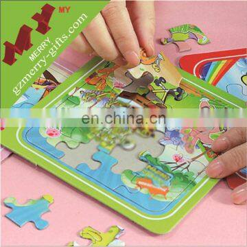 DIY colorful logo cheap custom jigsaw puzzle