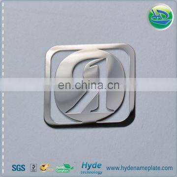 Custom Logo 3m Adhesive Metal Computer Logo Stickers Adhesive Label