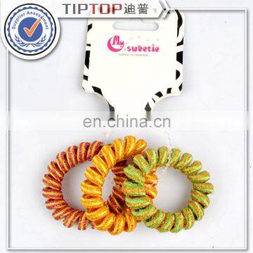 Girls Hair Accessories Candy Colors Telephone Line Hair Rope Hair Accessories Spring Rubber Band Hair Ring