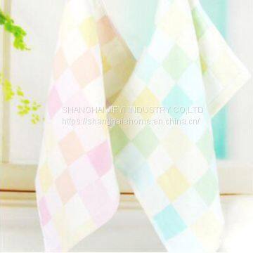 cotton gauze hand towel for baby 25x25cm