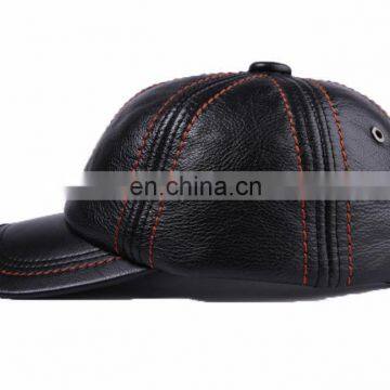 Man Cap Gorras Fishing Hat Outdoor Camping Hiking Baseball Genuine Leather Cap photo-3