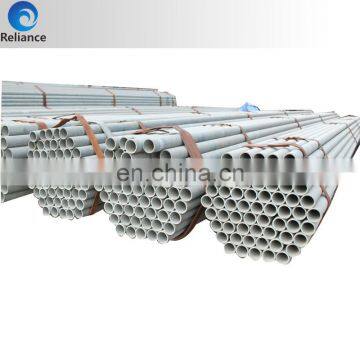 High quality ms erw galvanized types of mild steel pipe sch40