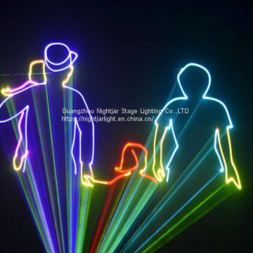 （NJ-DRGB2）2W Hot Sell RGB Full Color Animation Laser Light photo-3