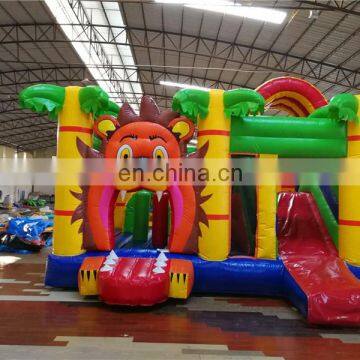 Outdoor Kids Amusement Park Fierce Tiger Theme Inflatable Combo Bounce House For Sale photo-2