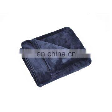 Stars Printed Navy Coral Blanket Air-Conditioned Lively Office Nap Cover Fleece Blanket Throw photo-2